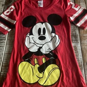 Disney Red Mickey Mouse women’s Tee